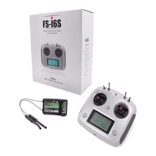 F17905 Flysky FS-i6S 2.4G 10CH AFHDS Touch Screen Transmitter + FS-iA6B Receiver Self Center Throttle Mode DIY RC Multicopter