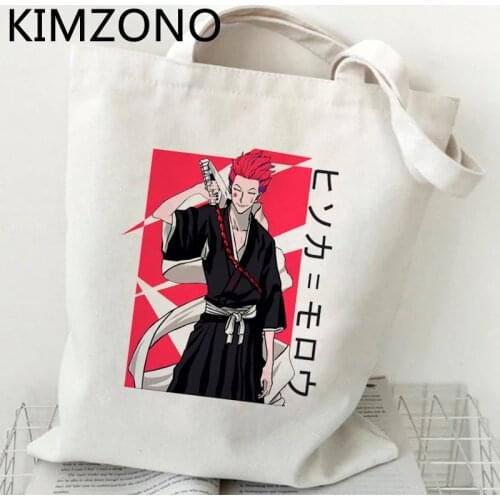 Hunter x Hunter shopping bag shopper grocery handbag jute bag reusable eco bag sacola fabric custom