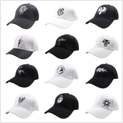 Fashion Individual Embroidery Baseball Cap Women Seasons Outing Sun Hat Men Sports Adjustable Cap Unisex Casual Cotton Hats
