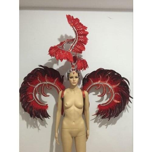 Lo spettacolo di danza copricapo di piume di accessori di abbigliamento La FESTA La Maschera IL Festival