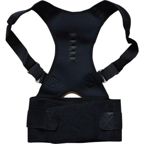 Magnet Adult Correction Belt Body Shaper Supporter Anti-kyphosis Adjustable Reduce Back Pain Correction Belt