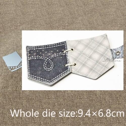 XLDesign Craft Metal Cutting Die mold Belt buckle pocket decoration scrapbook Album Paper Card Craft Embossing die cuts