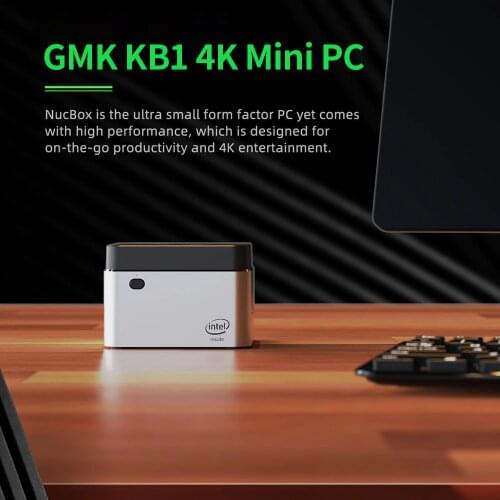Mini PC Intel Celeron J4125 Processor Intel UHD Graphics 600 GPU 8GB+512GB Memory Dual-band WiFi EU/US Plug