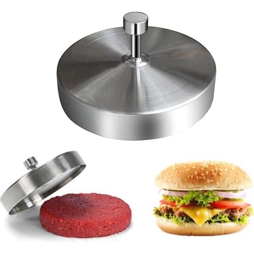 304 Stainless Steel Burger Press Hamburger Maker Non Stick Patty Mold Ideal for BBQ & Perfect Patties