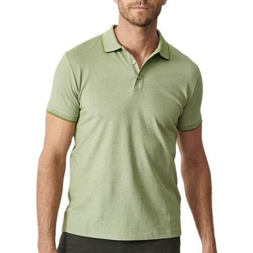 Mens Green, Burgundy, Button, Polo Collar, Cepsiz, Slim Fit, Narrow Cut Flat T-Shirt, modern, Everyday, Casual, Quality Fabric