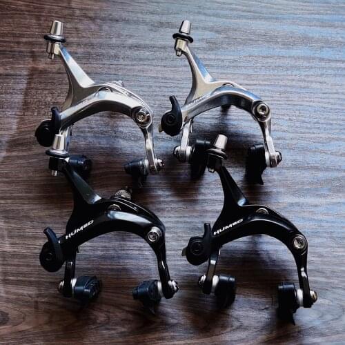 New Bicycle V-Brake AS2.4D-C Racing Road Dual Pivot Bike Aluminum Side Pull Caliper Brake Front Rear Brake 44-57mm
