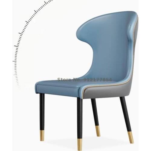 Nordic Dining Chair Home Modern Minimalist Net Red Ins Light Luxury Restaurant Hotel Back Chair Dining Table Stool