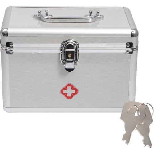 1PC Large Capacity Portable Medicine Box Multi-Layer First Aid Kit Emergency Medicine Cabinet Storage Box Storage Container