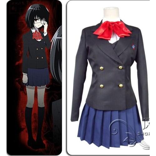 Plus size kids clothes Another Misaki Mei Akazawa Izumi costume anime cosplay girls japanese school uniform skirt Custom made