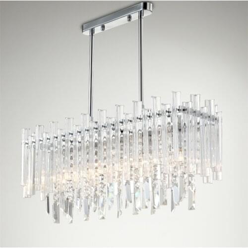 Luxury k9 Crystal hanging Chandelier Square/Round LED indoor lighting home decoration For Living room Bedroom Kitchen