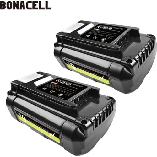 6.0Ah Replacement for Ryobi 40V Lithium Battery OP4050A OP4026 OP40601 OP4026A OP40401 OP4050A Cordless Power Tools Battery