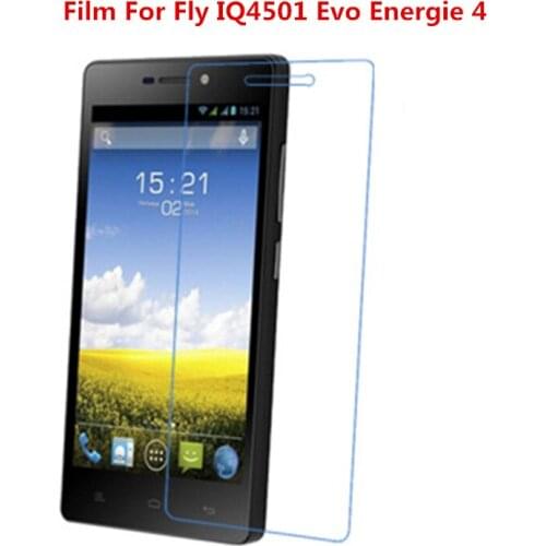 1/2/5/10 Pcs Ultra Thin Clear HD LCD Screen Protector Film With Cleaning Cloth Film For Fly IQ4501 Evo Energie 4