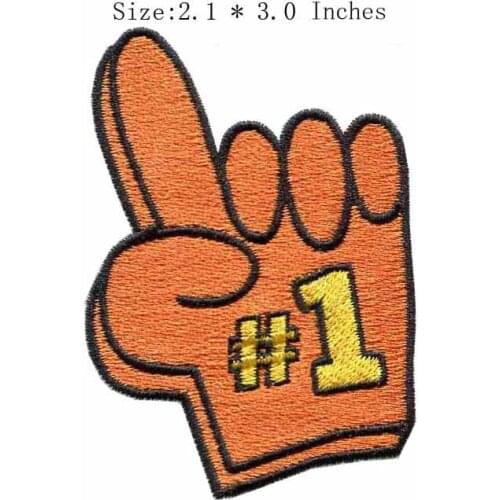 Fingers 2.1"wide embroidery patch for dancing/merry christmas/letters