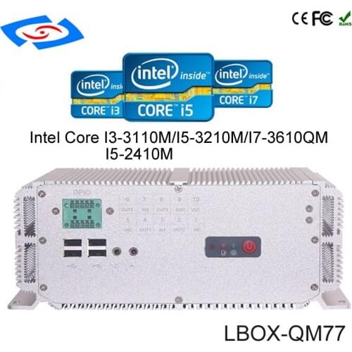 Factory Store Low Price Wide Operating Temperature -25-80 Degree Embedded PC With WIFI/3G/SIM Socket Fanless Mini Industrial PC