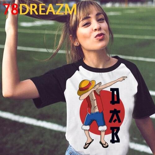One Piece Cartoon T Shirt Women Kawaii Summer Tops Funny Luffy Graphic Tees Hot Japanese Anime Harajuku Unisex T-shirt Female