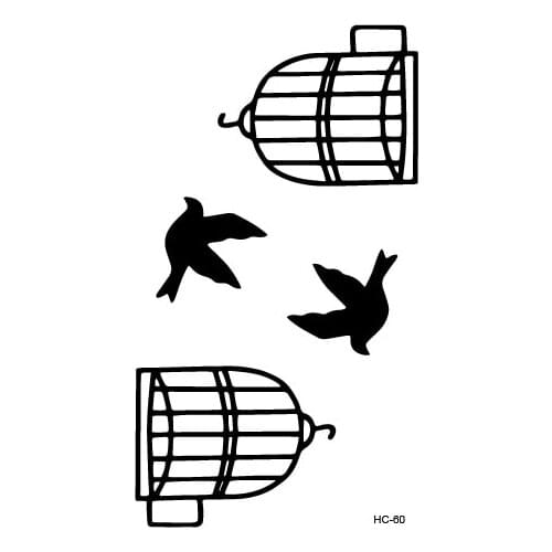 10pcs 1 Set Butterfly Cat Fish Black Temporary Tattoo Sticker For Women Men Fashion Use Waterproof Flash Tatoo Sticker10.5X6CM