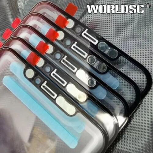 10pcs 2 in 1 Front Screen Glass With OCA Glue+Ear Speaker Mesh For iPhone X XS XSMAX 11 12 PRO MAX Repairing Quality