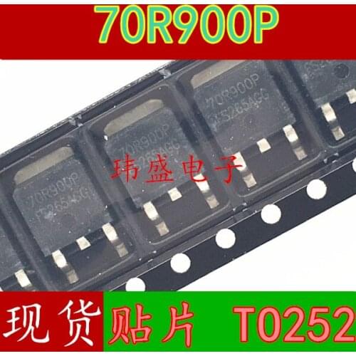 10pcs 70R900P TO252 MND70R900P
