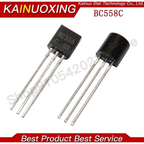 100PCS BC558C TO-92 BC558 TO92 558C new triode transistor