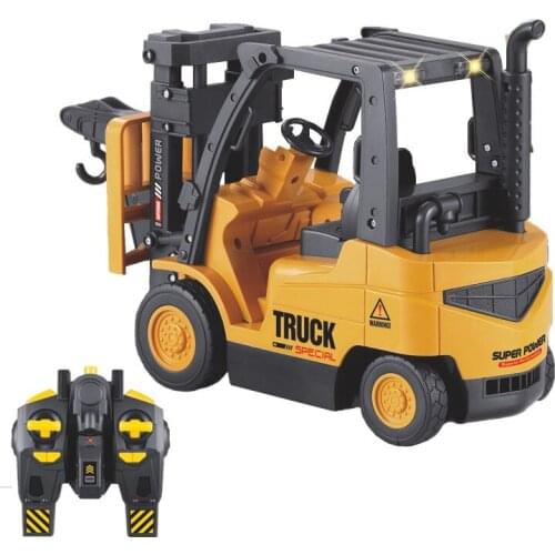 2.4G 1:14 Big Size 6CH RC Forklift Truck Crane Engineer Vehicle Toys Kids Remote Control Car Toy