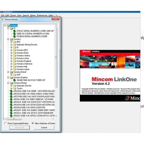 2019 Komatsu Electronic parts catalogue Linkone 2019 global full offline+ KOMATSU CSS 2018 FULL SET +hard disc