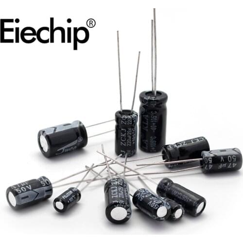 5pcs/lot Aluminum Electrolytic Capacitor 16V 25V 35V 100V 450V 47UF 68UF 470UF 2200UF 3300UF 4700UF 6800UF Fixed capacitor