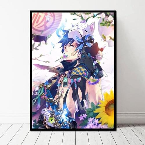 Embroidery 5D Diamond Cross Stitch Anime Blue Exorcist Painting Home Decor Full Square Drill Mosaic Picture Handmade Wall Art