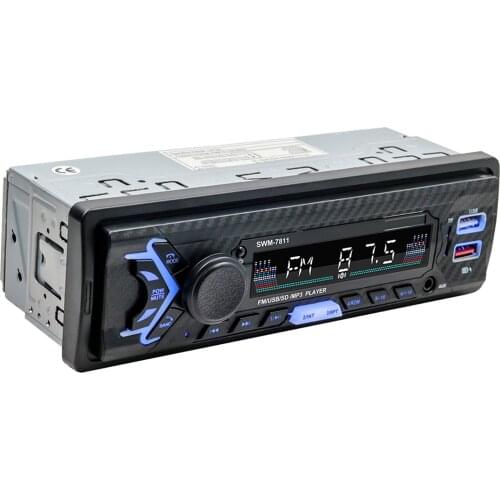 Car 12V Wireless Bluetooth 5.0 Stereo USB MP3 Player Receiver with Remote, Support AUX SD FM Radio