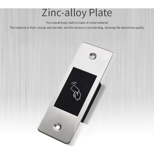 Standalone metal access control embedded design, Support 125KHz EM Card 3000 users waterproof IP66