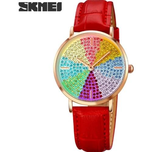 Luxury Women Watches For Girls Fashion Diamond Female Clock Ladies Quartz Wristwatches Relogio Feminino SKMEI Reloj Mujer