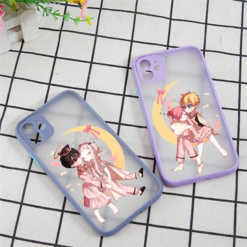 Lovers Moon Toilet Bound Hanako Kun Phone Cases for iPhone 11 Pro X XS XR Max 7 8 6 6S Plus SE2020 Matte Hard Shell Back Cover