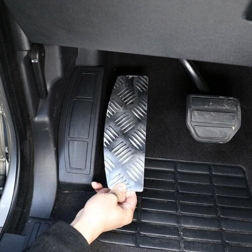 For Land rover Discovery 3 4 LR3 4 2004-16 Car Styling Aluminum alloy Silver Foot Rest Pedal Pad Cover Stickers Car Accessories