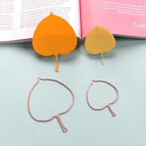 DUOFEN METAL CUTTING DIES tree leaves aspen leaves stencil DIY Scrapbook Paper Album 2019 new