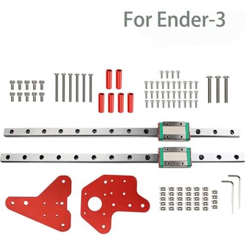 Dual Z Axis Linear Rails with Backboard Kit for Ender-3 Ender-3 Pro/Ender-3 V2 3D Printed Parts