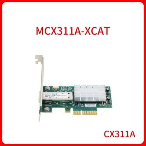 MCX311A-XCAT Mellanox CX311A ConnectX-3 EN 10G Ethernet 10GbE SFP+ Adapter Card 10 Gigabit Ethernet Card Original