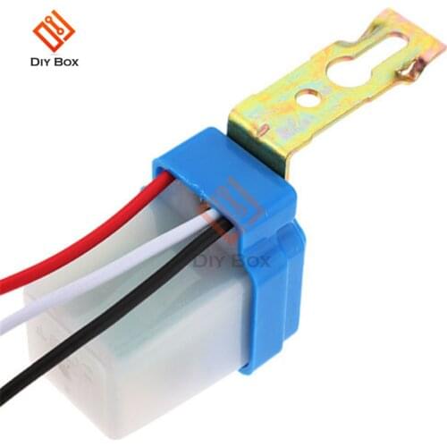 Automatic Auto On Off Photocell Street Light Switch DC AC 220V 50-60Hz 10A Photo Control Photoswitch Sensor Switch