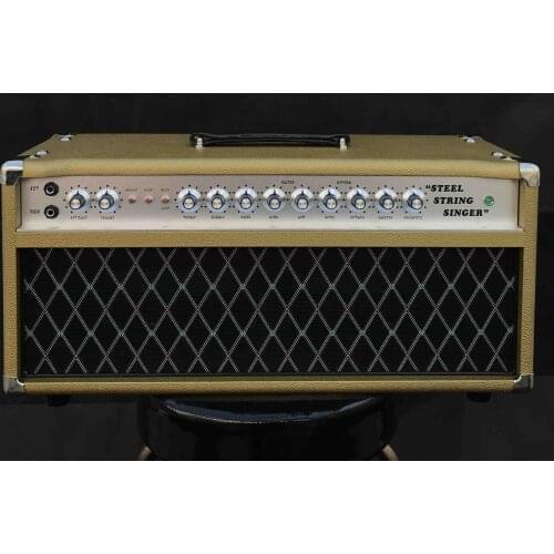 Grand Amplifier Deluxe SSS100 Steel String Singer with Fet Gain, Volume, Treble, Middle, Bass, High, Low, Send, Return