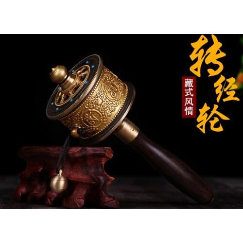 GOOD # Wholesale Buddhist article # Greco-Buddhist Tibet Nepal Temple Buddhism recite chant scriptures prayer wheel