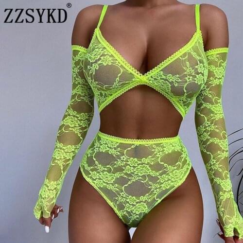 3Pcs/set Red Girls Sexy Lingerie Lace Temptation Bra Garter Belt G-String Set Sexy Hot Erotic Underwear Porn Sheer Bra Set Women