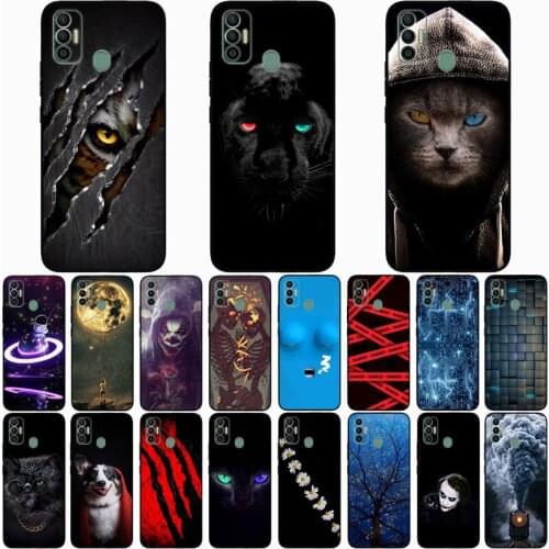For TECNO SPARK 7 Case Fashion Silicone Soft TPU Cute Back Cases for Tecno Spark 7 Phone Cover Funda Coque