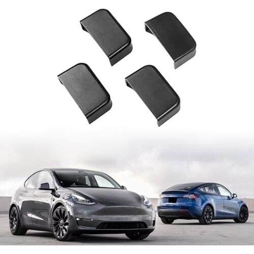For Tesla Model Y 2021 Rear Seat Slide Rail Anti-Kick Prevent Cuts Soft Rubber Plug Interior Modification Accessories