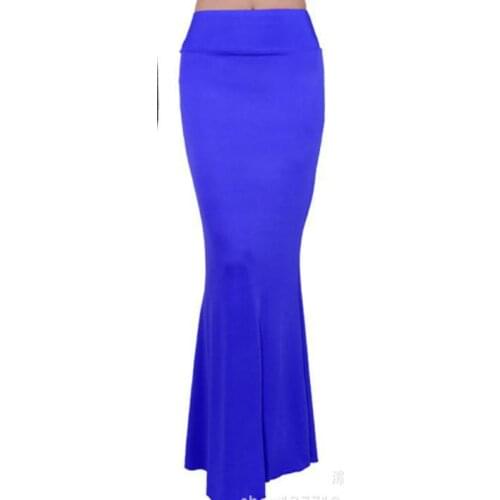 New Casual High waisted maxi pencil skirts womens summer Autumn 2015 slim package hip bandage sexy long trumpet mermaid skirt