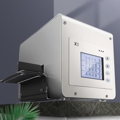 Foot-operated static inkjet printer automatic laser coding machine printing price production date label barcode QR code printer