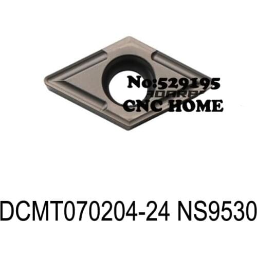 Original DCMT DCMT0702 DCMT070204 DCMT070204-24 NS9530 Carbide Inserts Hss CNC Lathe Tools Cutter Turning
