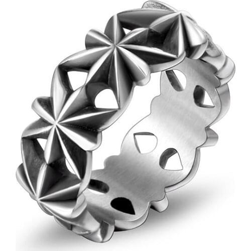 Couple rings for women stainless steel jewelry punk ring 2020 vintage rings for men Accessories Cocktail ring Korean fashion