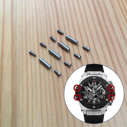 Steel crown screw for HUB Hu blot BigBang UNICO 45mm 411 automatic watch