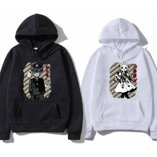 Harajuku Anime Toilet Bound Hanako Kun Hoodie Women Men Sweatshirt Pullover Couple Hooded Sportswear