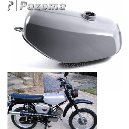 Pazoma Motorbike Steel Gray Green Orange Gas Tank Motorcycle Fuel Tank for Simson S50 S51 S70 S 50 51 70