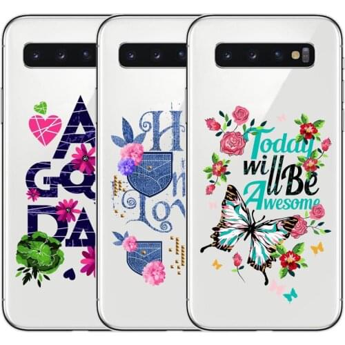 Gorgeous Ultra-thin Anti-fall Phone Shell For Samsung Galaxy s10plus All-inclusive Transparent Protective Case Contracted