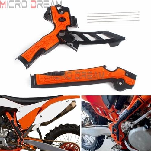 Motocross Frame Guard Protection Covers for EXC XC XCF XCW XCFW SX SXF 125 150 200 250 350 450 500 Off Road Grips Frame Guards